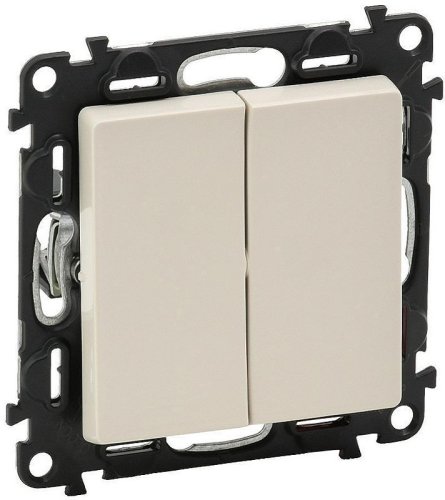 Выключатель без рамки Legrand Valena Life 2-кл. слоновая кость  картинка